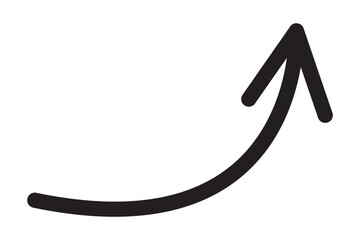  Hand drawn vector arrows doodle on white background. design element vector illustration.