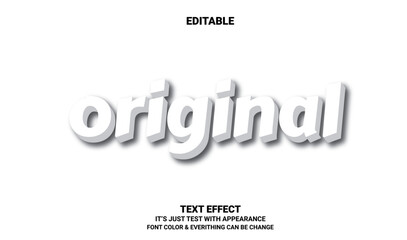 Original Editable Text Effect