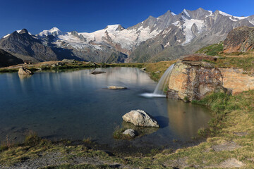 Kreuzboden im Saastal, Wallis, Schweiz