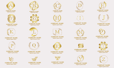 Minimal Logo Design with alphabets