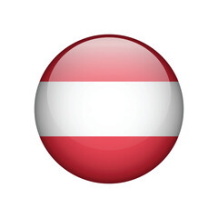 Austria flag icon isolated background. Vector