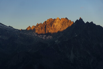 Mountains at Sunrise