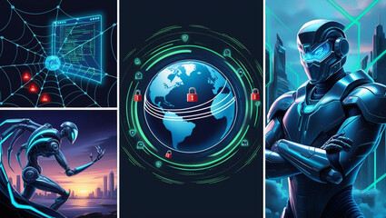 Futuristic Digital Realm: Exploring Emerging Technologies and Global Connectivity