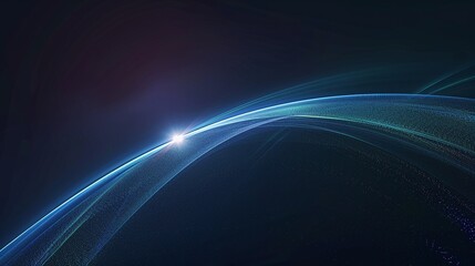 A captivating abstract light beam creates a serene atmosphere, perfect for backgrounds or digital art projects. Product presentation background.