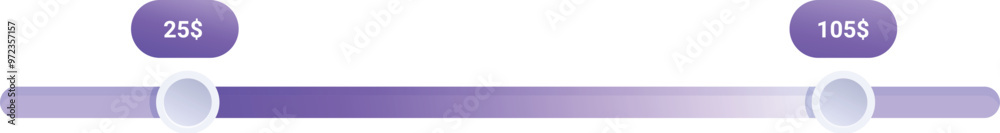 Poster simple price range slider is being adjusted, showing the minimum and maximum values
