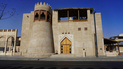 historical landmark and old market and school in AlAhsa Saudi Arabia 