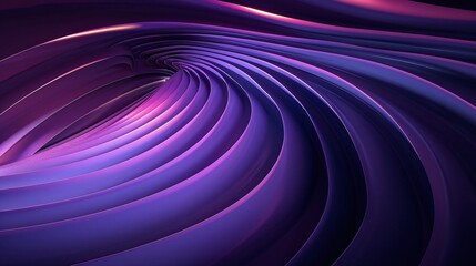 Obraz premium A stunning abstract image showcasing smooth, flowing purple waves, perfect for backgrounds and modern design projects.