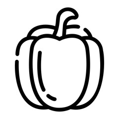 paprika Line Icon