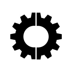 Gearwheel Solid Icon