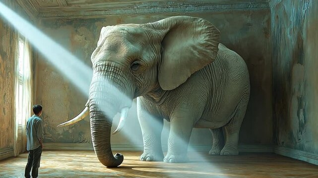 an elephant in the room, a significant problem that, despite being so evident and important, no one wants to talk about