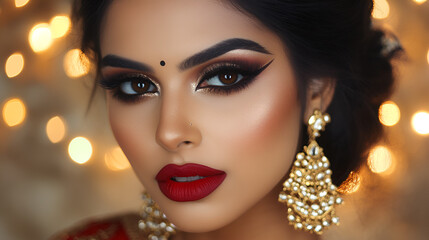 indian party makeup