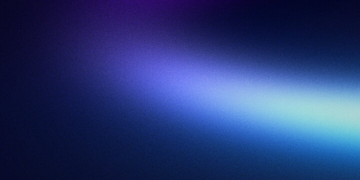 abstract mesmerizing background with a dark blue night sky gradient. A blurred midnight spectrum transitions from deep violet indigo to light blue shades, complemented by a grainy texture