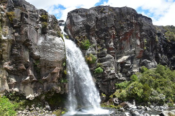 The dramatic landscapes of Tongariro National Park where Mordor and Mount Doom was filmed in the Lord of the Rings