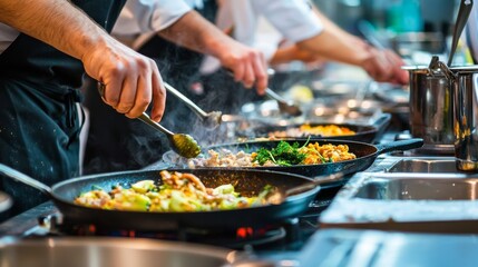 Family Kitchen Engaged in Zero-Waste Cooking Challenge with Leftovers.