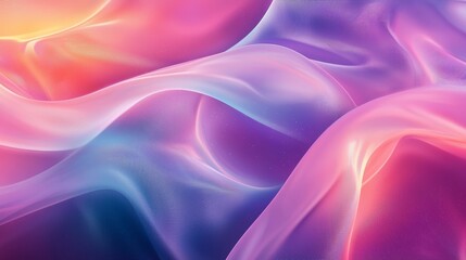 Obraz premium Abstract Background with Smooth Shapes for Design and Artistic Projects Generative AI