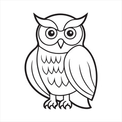 Obraz premium Owl Vector Art illustration