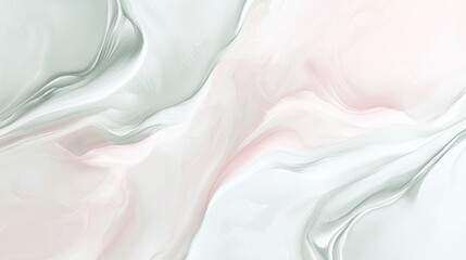 Abstract fluid art painting in alcohol ink technique, mixture of pink, green and gold paints, abstract background in pink and green tones