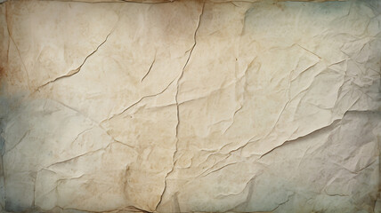 Old, crumpled paper textured background &ndash; vintage style ideal for graphic design projects or presenting other images and text.