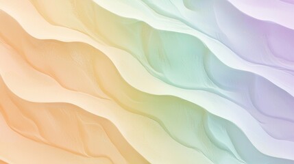 Abstract pastel background with wavy lines flowing from top right to bottom left, creating a sense of movement and fluidity