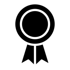 award ribbon glyph 