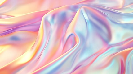 Naklejka premium Abstract Iridescent Gradient Background for Futuristic and Creative Designs Generative AI