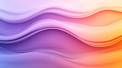 An abstract background with grainy gradients moving from deep purples to soft oranges, creating a warm, inviting texture,