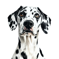 dog isolated on white