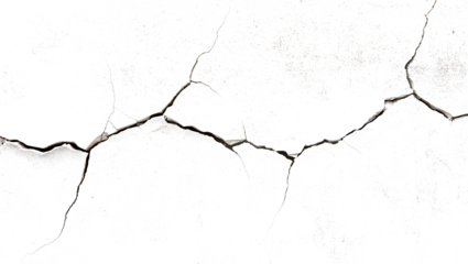 Detailed view of cracked white wall or PNG showing intricate patterns and textures