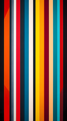 Obraz premium Colorful vertical lines create a striking visual contrast, combining different shades that evoke a modern and dynamic feel