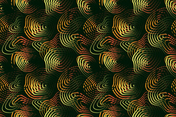 Abstract Line Gradient Seamless Pattern