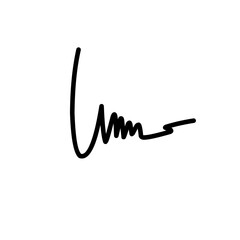 doodle writing lines