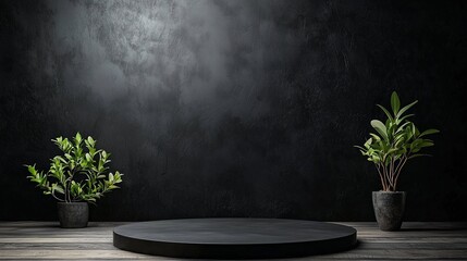 A sleek and minimalist podium product background designed for showcasing items in a modern and professional setting. The image features a clean, elegant surface with soft lighting and subtle shadows.