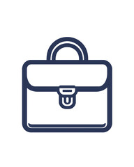 Briefcase icon on transparent background 