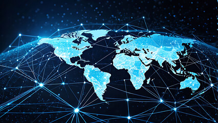 blue planet earth for communication network