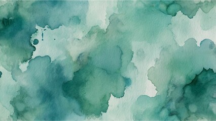 Obraz premium abstract watercolor background blue green