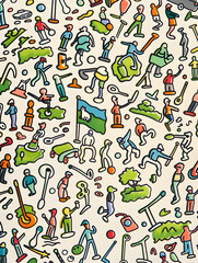 golf-themed graphic advertising backgrounds.