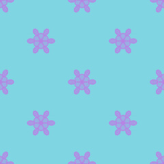 cute small snowflake pattern, great for holidays and winter season repetitive texture