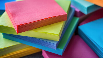 Post-it Notes: Small, colorful notes with sticky backing, perfect for writing quick reminders and attaching to computers, documents, or walls.
