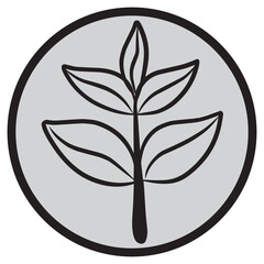 Trees Icon Circle Logo