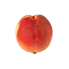 Peach, cutout, full depth of field.