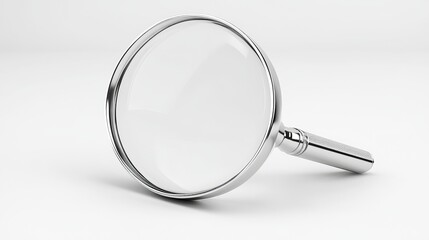 A basic magnifying glass, often used as a search icon. It's a simple symbol that looks like a magnifying glass.