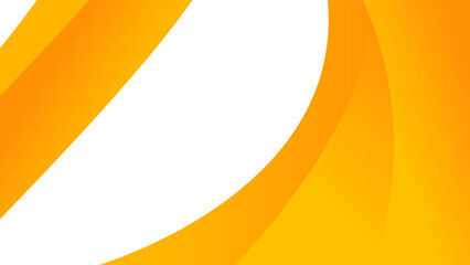 Abstract design with two curved bright orange lines on a white background ideal for backgrounds, banners, or modern art concepts