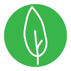 Trees Icon Logo Green