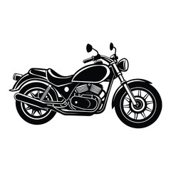 Obraz premium silhouette of a motorcycle