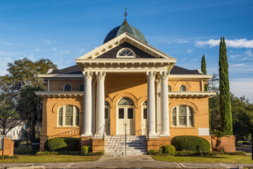 First presbyterian church in Quitman, GA, completed in 1909