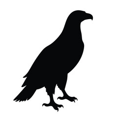 Vector Eagle Silhouette Art.