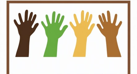Fototapeta premium Math learning with fingers of hand. Set of flash cards with 1-10 numbers. Game for kids.
