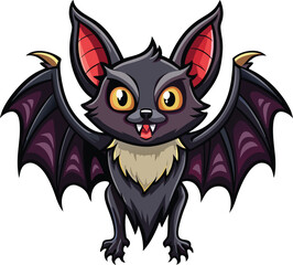 bat vector illustration, Print