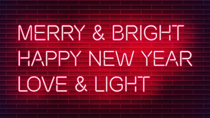 Obraz premium Neon sign reading 
