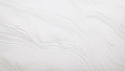 Obraz premium Subtle abstract texture on a white surface featuring organic flowing lines, creating a minimalist and calming visual effect.